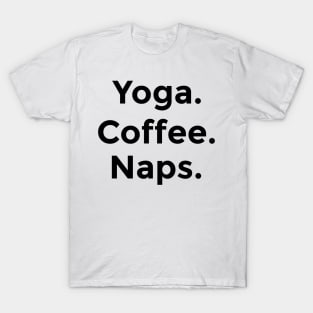 Yoga Coffee Naps T-Shirt